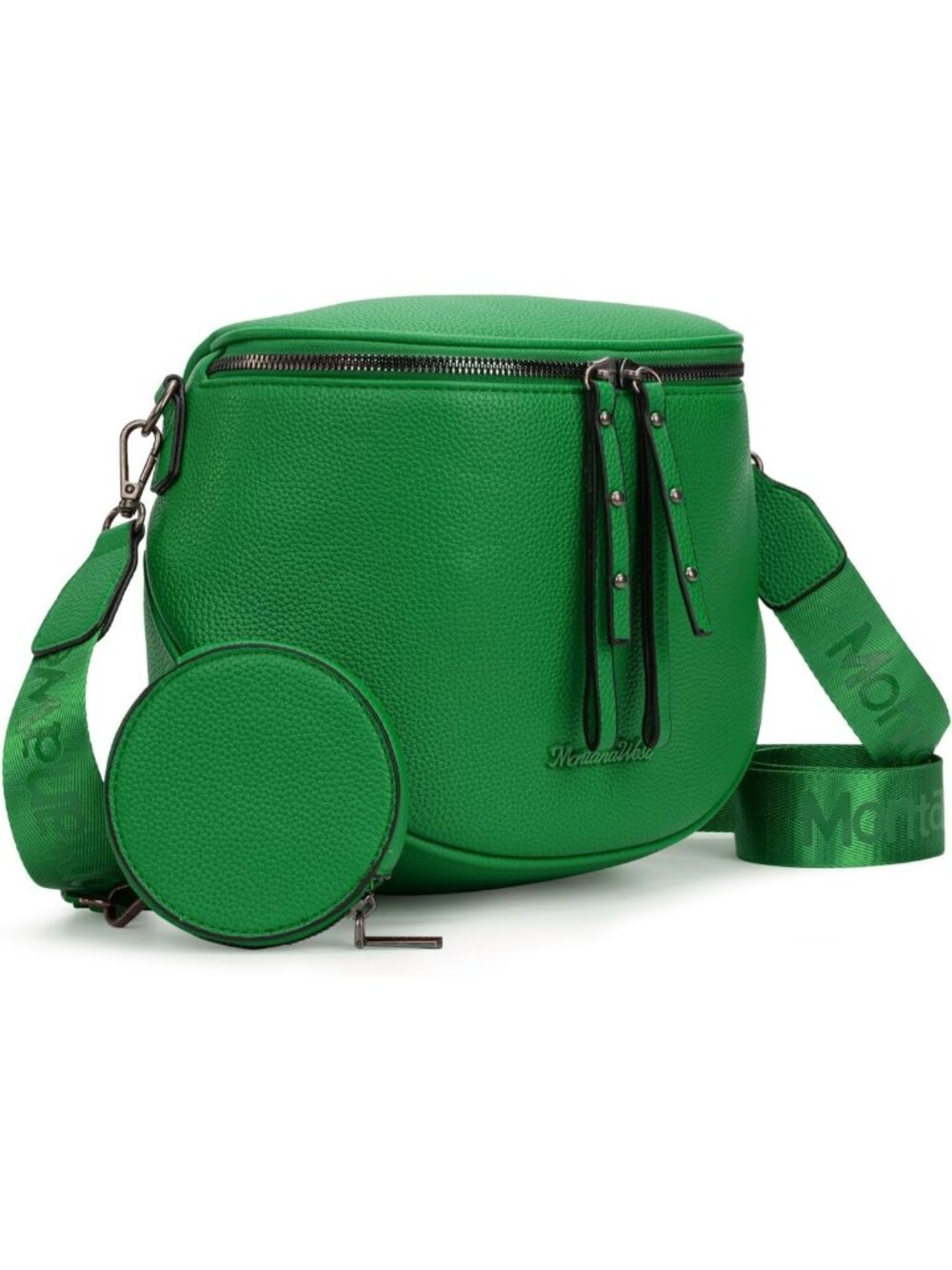 Stylish Vegan Leather Crossbody Bag for Women, Chic Bum Bag with Coin Purse